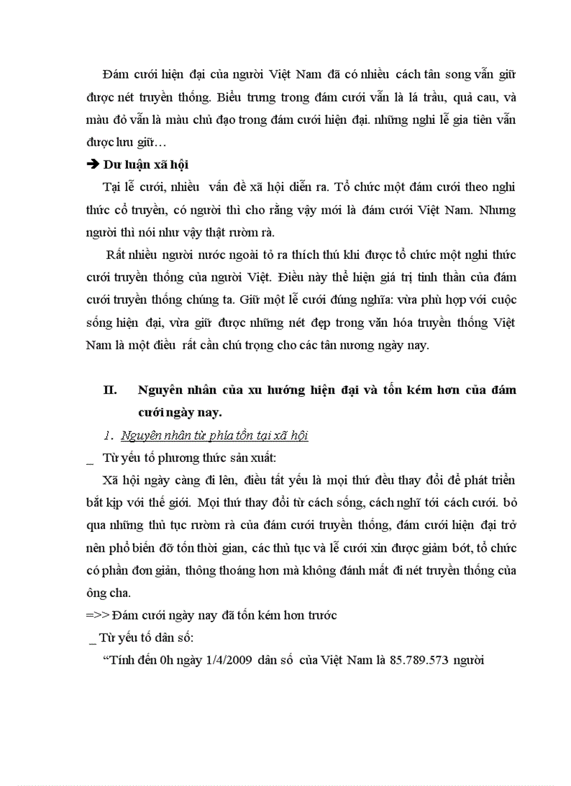 image for page Hãy phân tích từ goc độ triết học các đám cưới hiện đại ở Hà Nội và thành phố HCM những năm gần đây Đưa ra lời bình luận