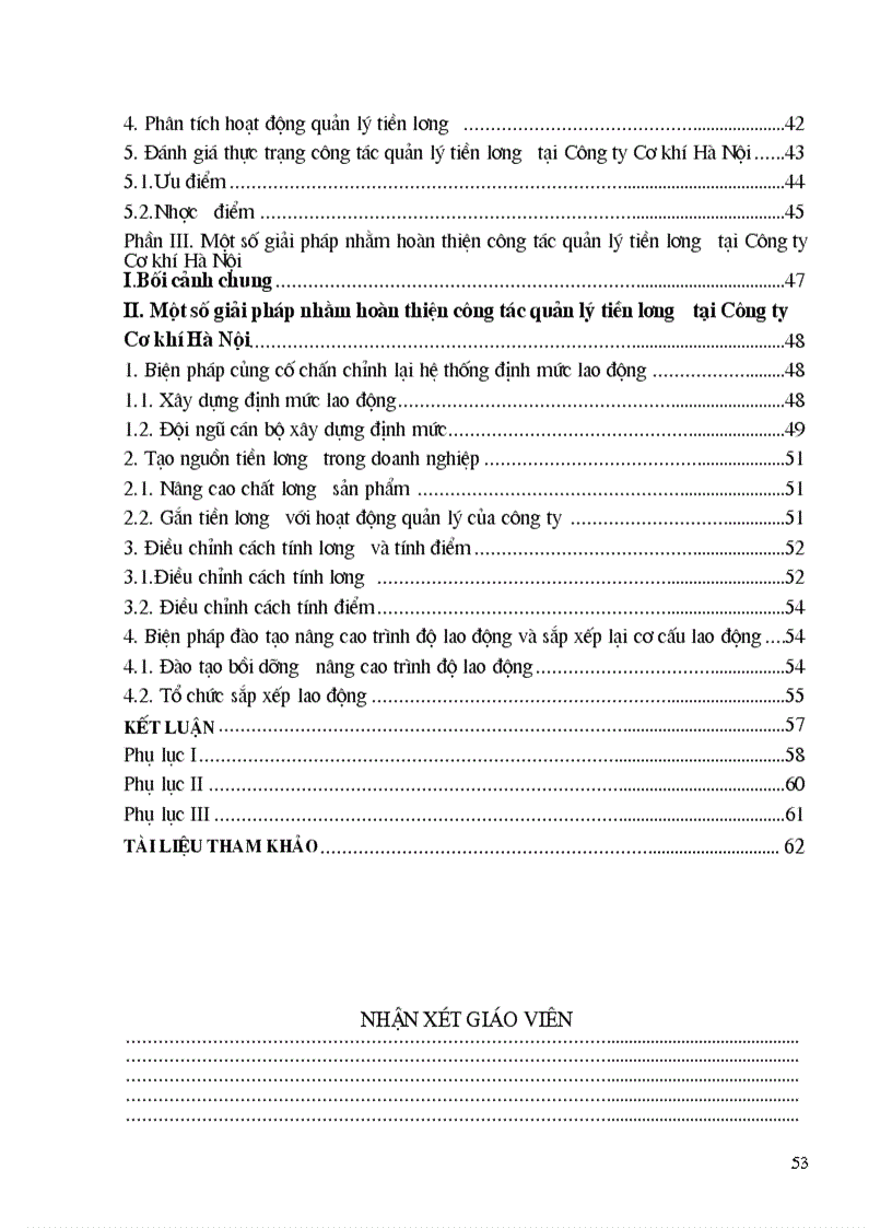 image for page Một số biện pháp nhằm tăng cường công tác quản lý tiền lương tại Công ty Cơ Khí Hà Nội