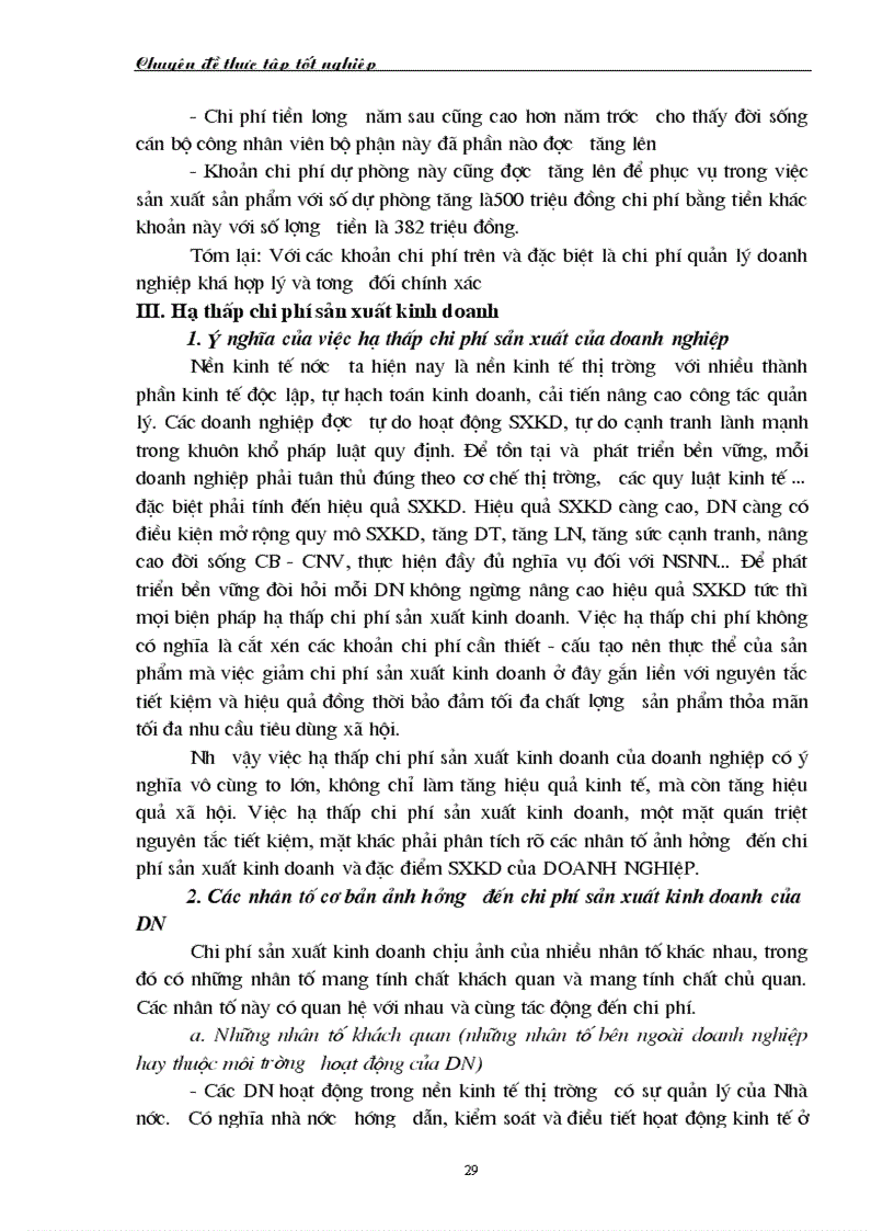 image for page Chi phí sản xuất điều kiện và các giải pháp hạ thấp chi phí sản xuất kinh doanh tại Công ty Bóng đèn Phích nước Rạng Đông 1