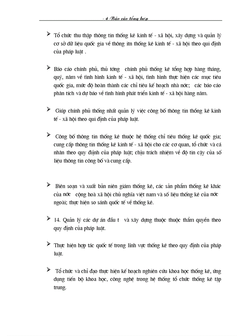 image for page Báo cáo tổng hợp tại Tổng cục Thống kê