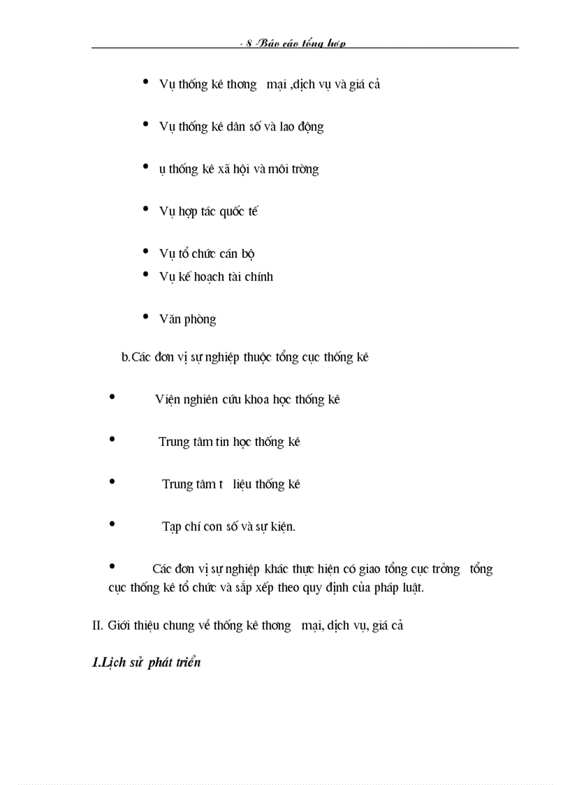 image for page Báo cáo tổng hợp tại Tổng cục Thống kê