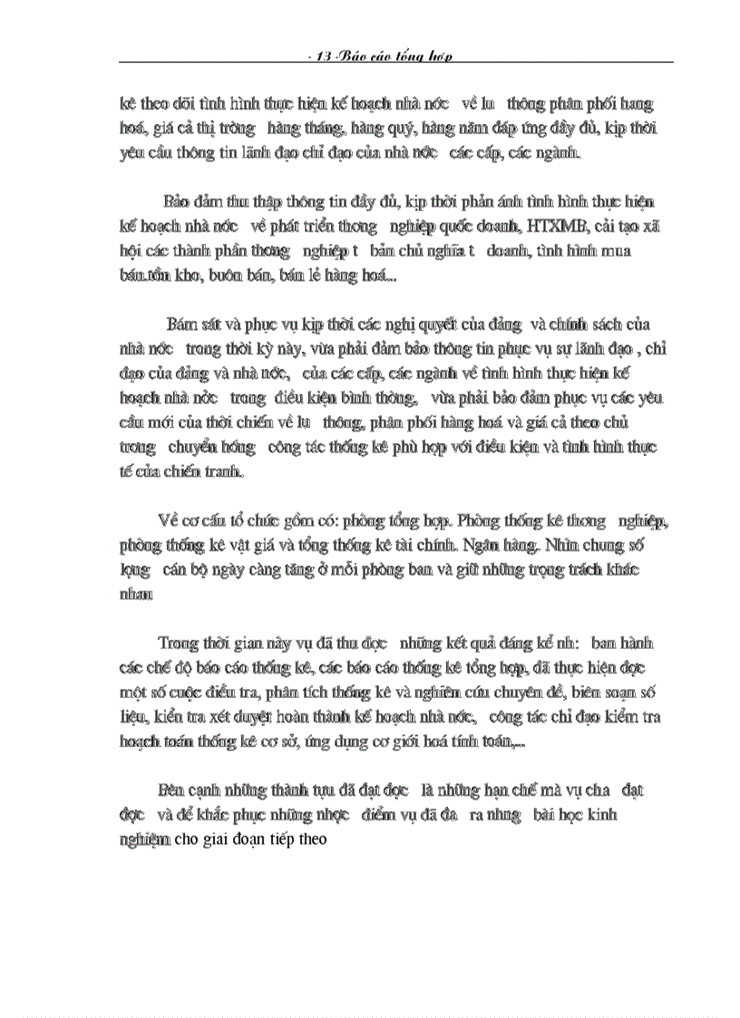 image for page Báo cáo tổng hợp tại Tổng cục Thống kê