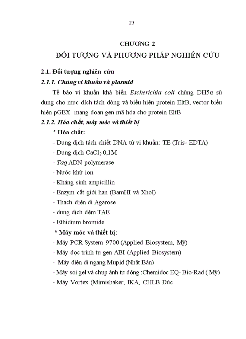 image for page Thiết kế và biểu hiện tiểu đơn vị B độc tố không chịu nhiệt LT của ETEC trên quy mô phòng thí nghiệm