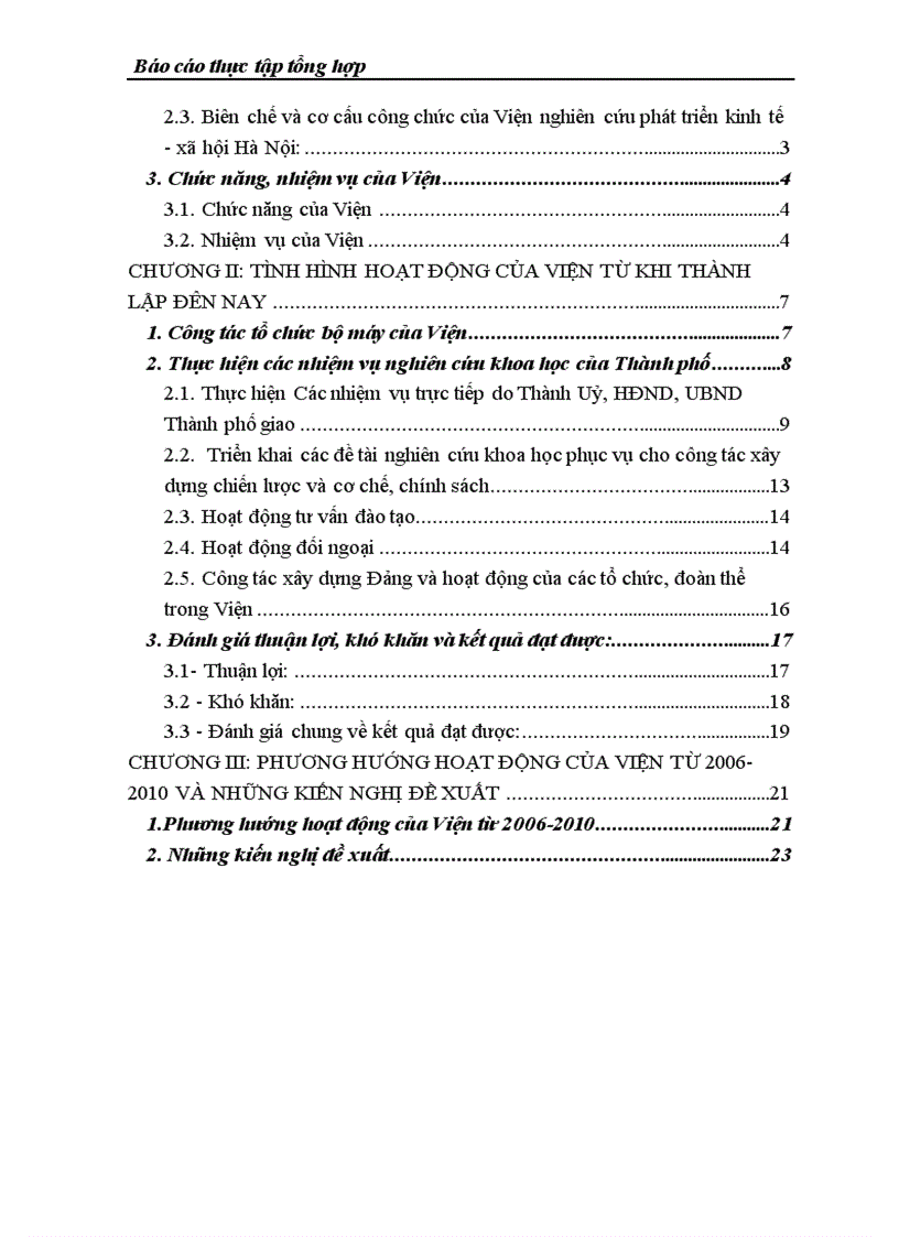 image for page Tổng quan về tình hình hoạt động của viện nghiên cứu phát triển kinh tế xã hội Hà Nội