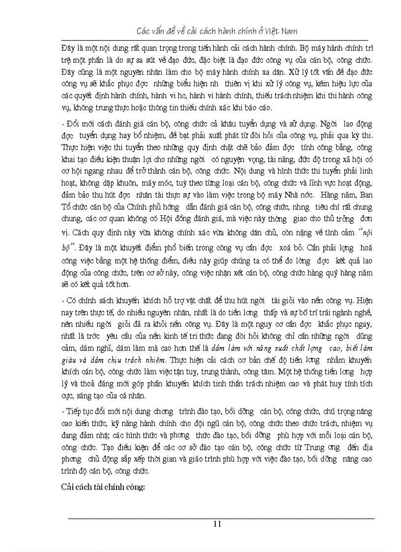 image for page Nội dung cải cách hành chính ở Việt Nam