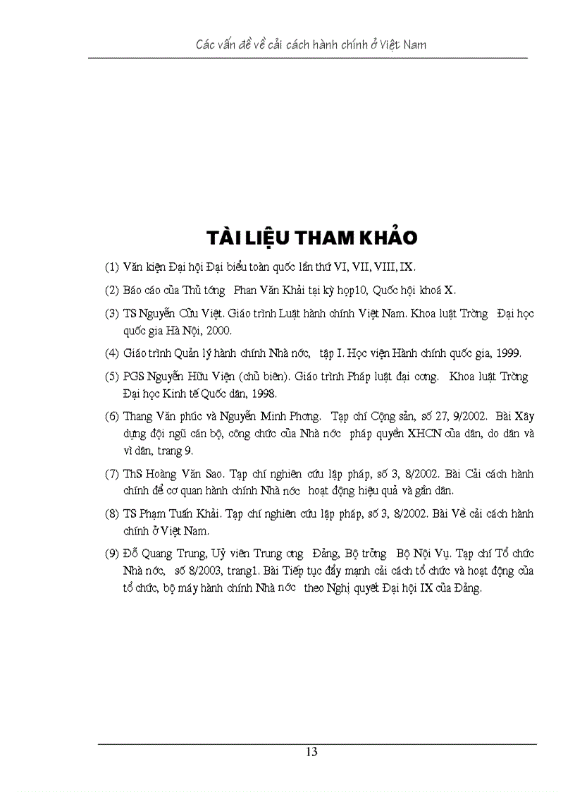 image for page Nội dung cải cách hành chính ở Việt Nam