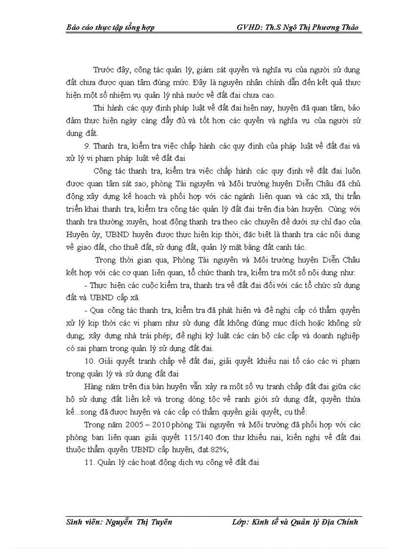 image for page Tình hình hoạt động của Phòng Tài nguyên và Môi trường huyện Diễn Châu trong thời gian qua 1
