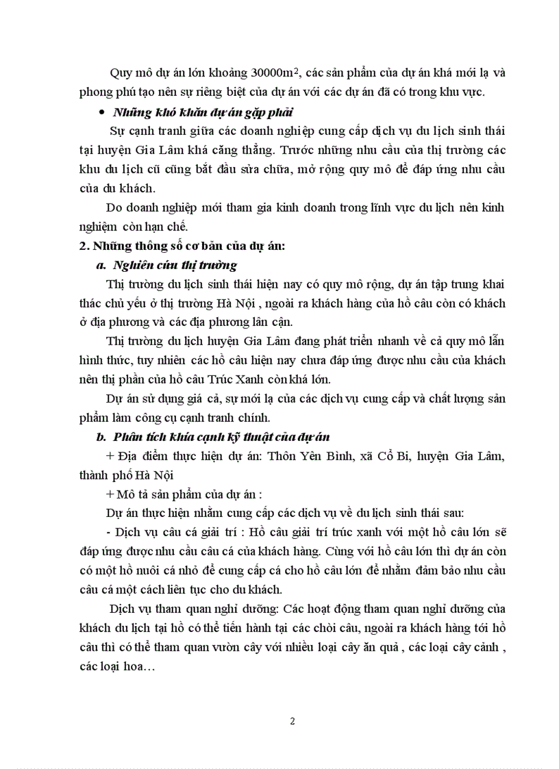 image for page Quản lý dự án hồ câu giải trí trúc xanh