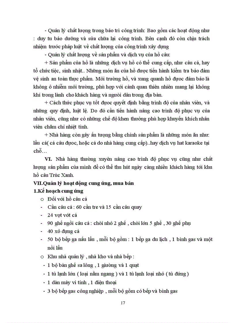 image for page Quản lý dự án hồ câu giải trí trúc xanh