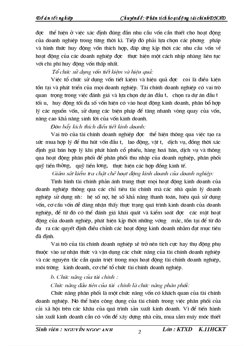 image for page Phân tích hoạt động tài chính công ty cổ phần xây dựng cầu 1 thăng long