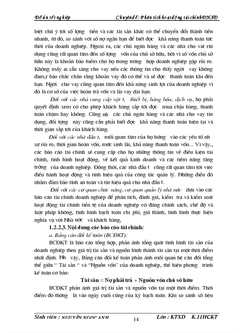 image for page Phân tích hoạt động tài chính công ty cổ phần xây dựng cầu 1 thăng long