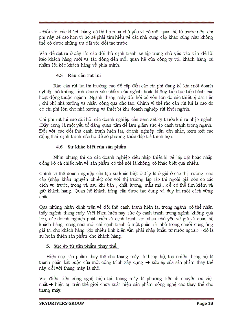 image for page Áp dụng mô hình 5 lực lượng của michael porter trong phân tích môi trường ngành sản xuất vàlắp ráp thang máy
