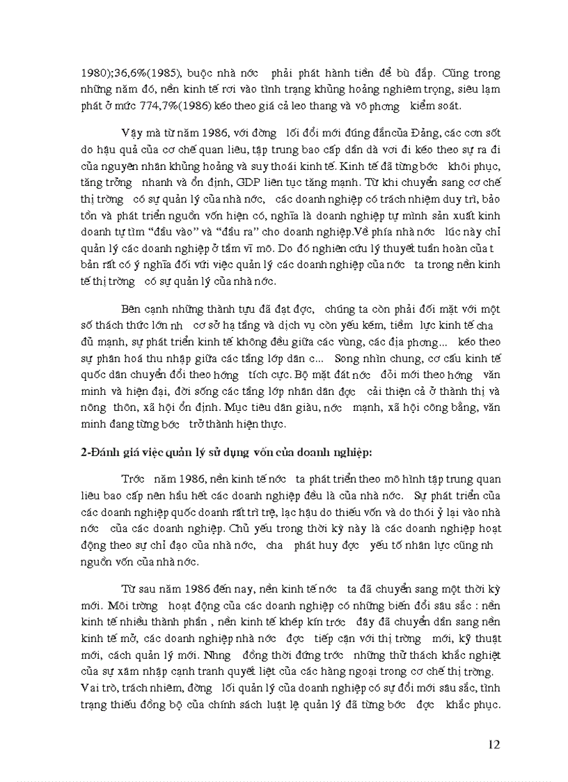 image for page Học thuyết tuần hoàn và chu chuyển tư bản và sự vận dụng nó vào nền kinh tế thị trường thời kỳ quá độ ở nước ta 1