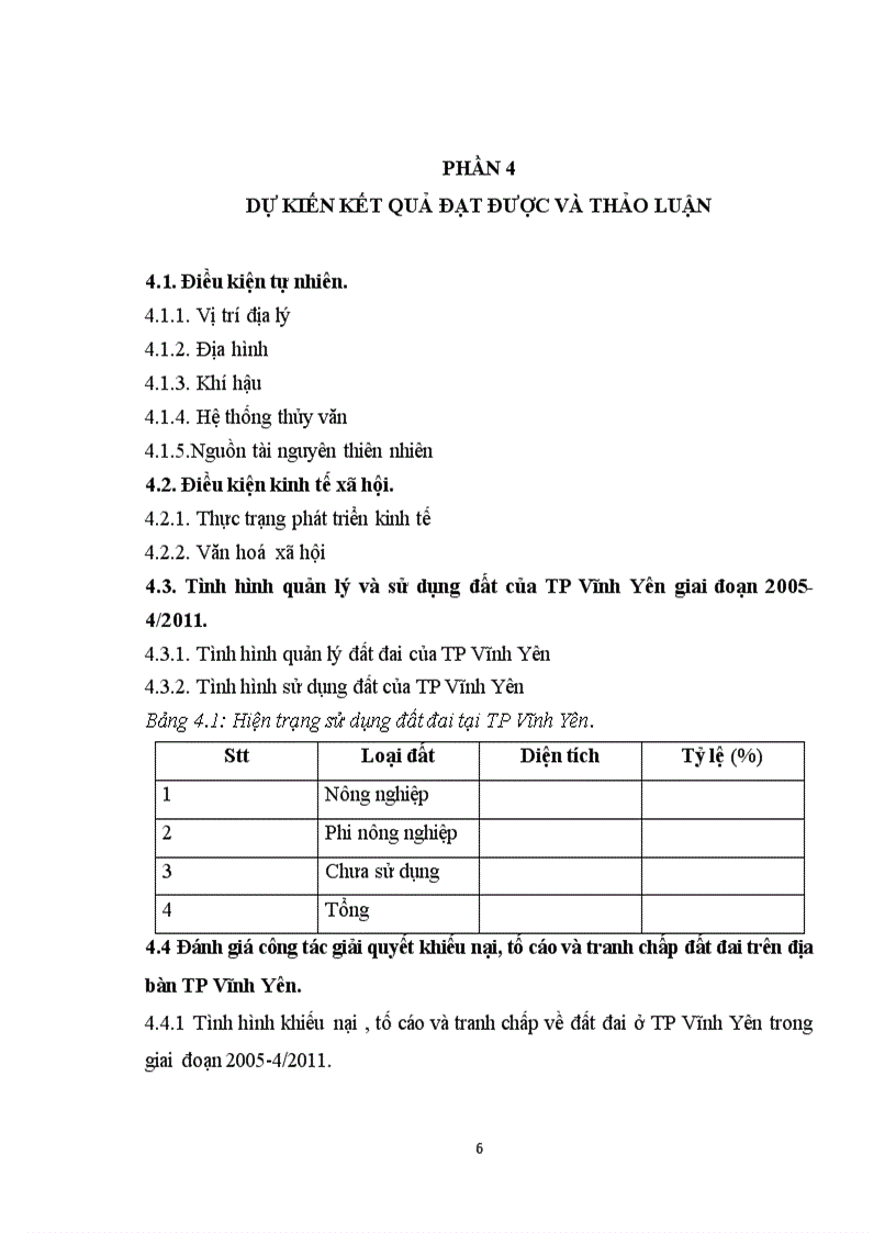 image for page Đánh giá thực trạng công tác giải quyết khiếu nại tố cáo và tranh chấp về đất đai tại TP Vĩnh Yên Tỉnh Vĩnh Phúc trong giai đoạn 2005 4 201