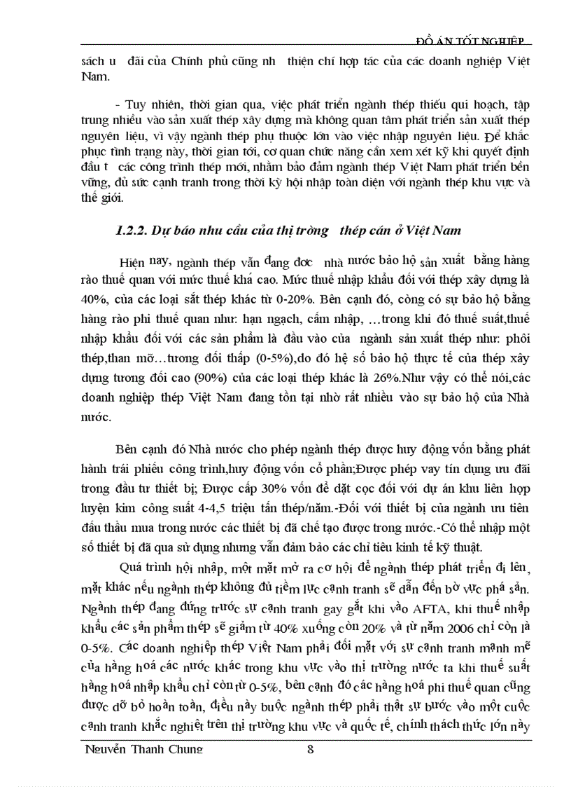 image for page Thiết kế xưởng cán liên tục thép hình cỡ trung bình và nhỏ chuyên sản xuất các loại thép xây dựng dạng thanh và cuộn có tiết diẹn đơn giản với năng suất 300 000 tấn năm