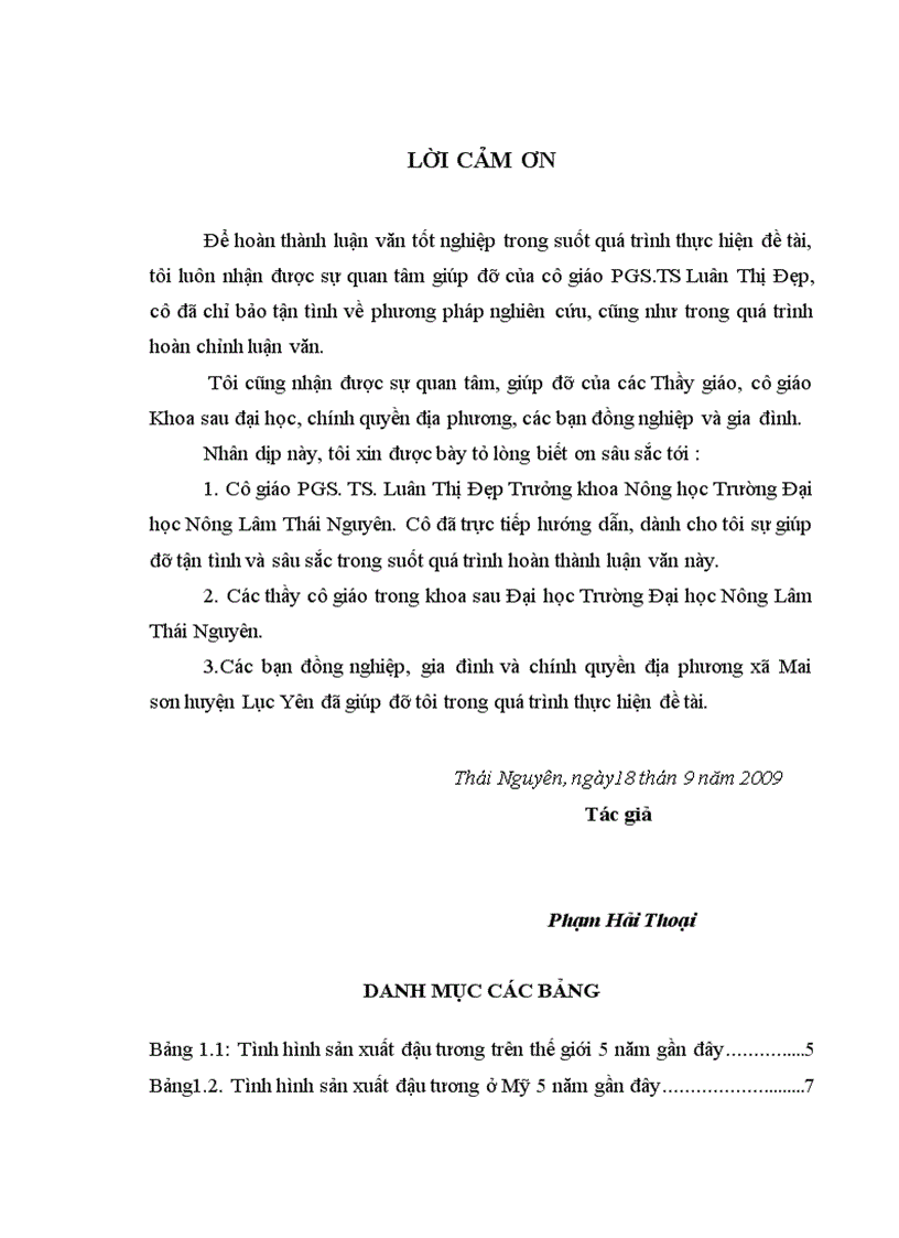 image for page Đánh giá khả năng sinh trưởng và phát triển của một số dòng giống đậu tương tại huyện Lục Yên tỉnh Yên Bái năm 2008 2009