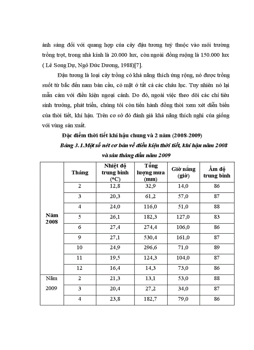 image for page Đánh giá khả năng sinh trưởng và phát triển của một số dòng giống đậu tương tại huyện Lục Yên tỉnh Yên Bái năm 2008 2009