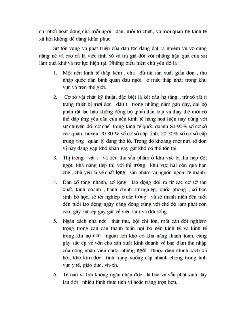 image for page Phân tích cơ cấu kinh tế nhiều thành phần ở nước ta mà đại hội Đảng IX đã nêu và ích lợi của việc sử dụng nó vào việc phát triển KT XH ở trong thời kỳ quá độ lên CNXH ở Việt Nam