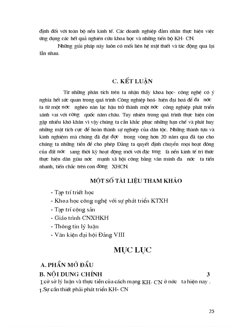 image for page Cơ sở lý luận và thực tiễn của cách mạng KHCN nước ta hiện nay