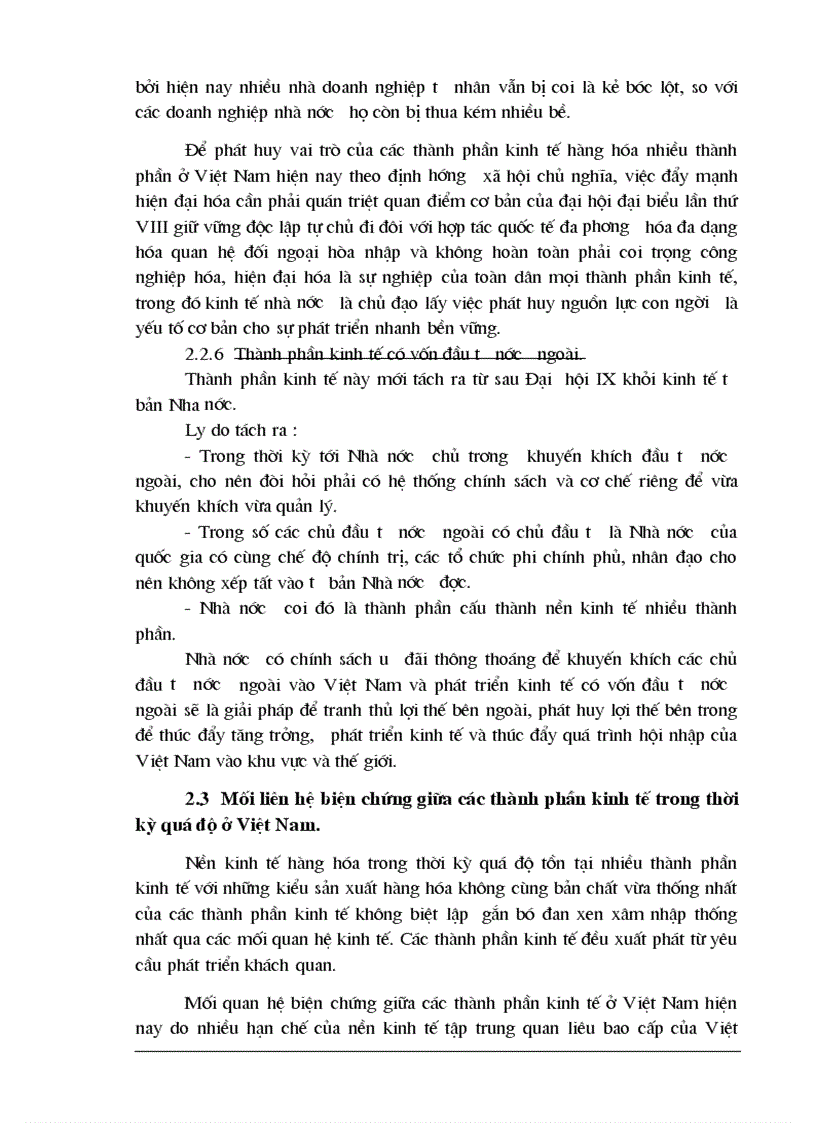 image for page Nền kinh tế hàng hóa nhiều thành phần ở việt nam trong giai đoạn hiện nay