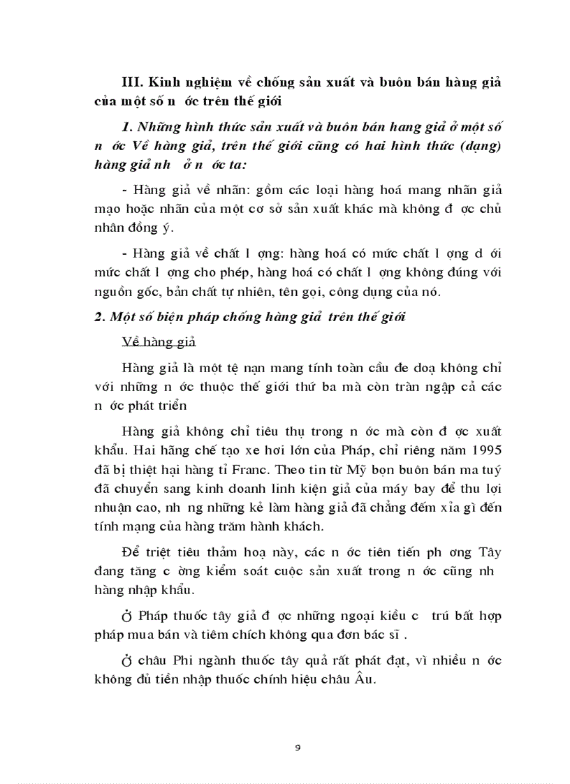 image for page Thực trạng nạn sản xuất và buôn bán hàng giả ở Việt Nam thời gian qua