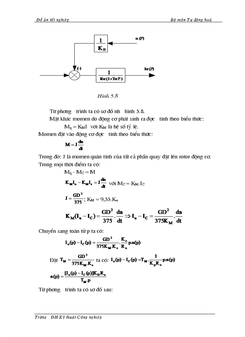 image for page Thiết kế trang bị điện Tự động hoá cho hệ thống truyền động nâng hạ điện cực lò hồ quang nấu thép