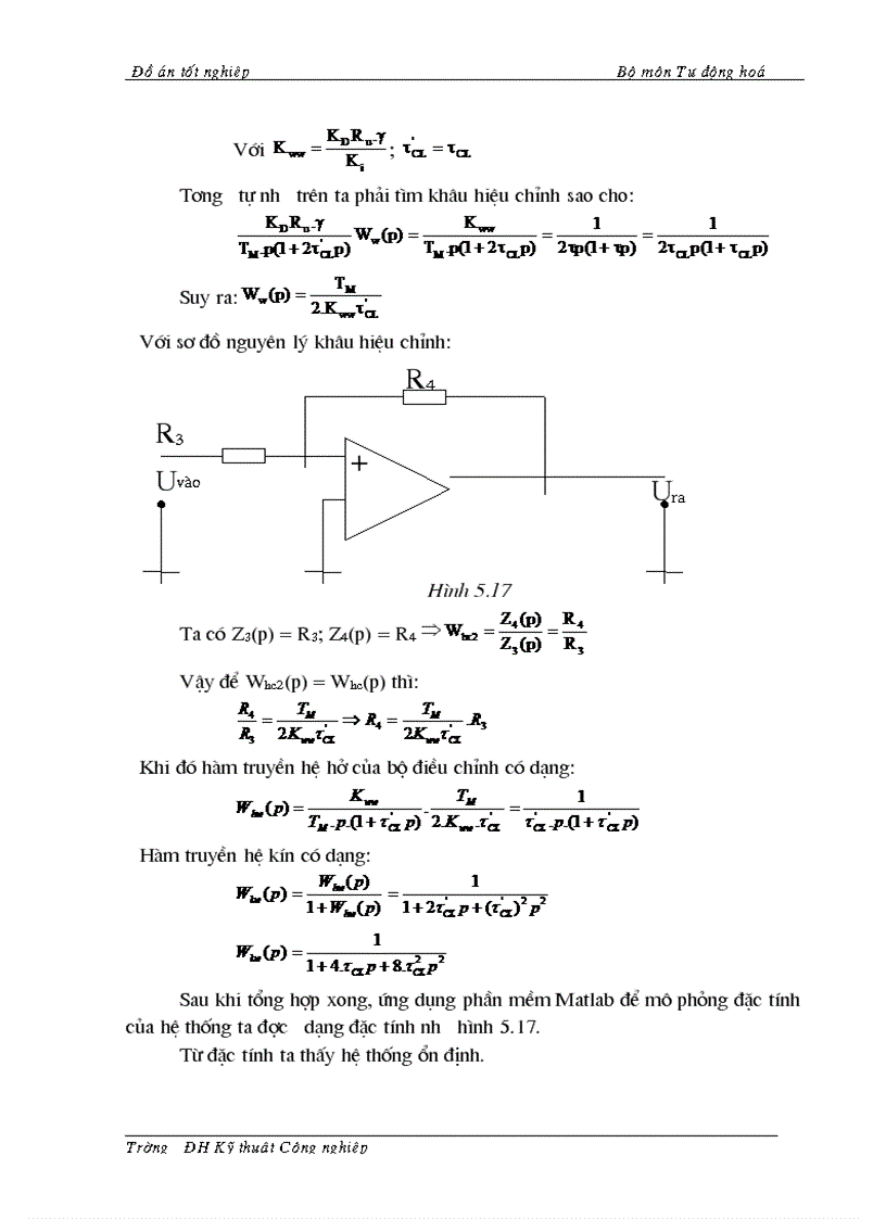 image for page Thiết kế trang bị điện Tự động hoá cho hệ thống truyền động nâng hạ điện cực lò hồ quang nấu thép