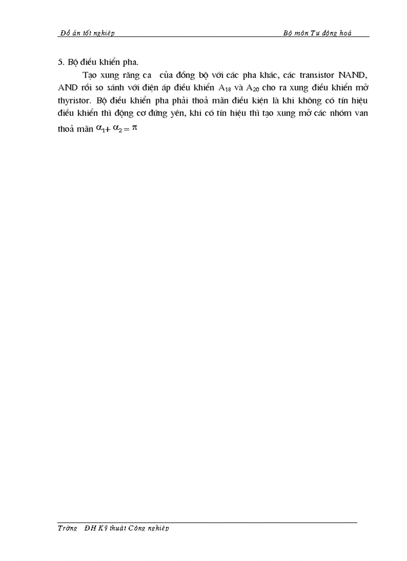 image for page Thiết kế trang bị điện Tự động hoá cho hệ thống truyền động nâng hạ điện cực lò hồ quang nấu thép