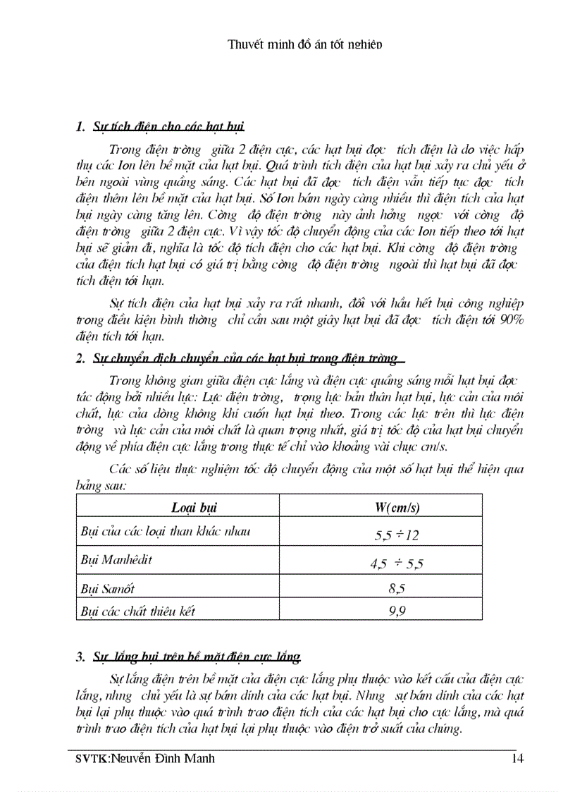 image for page Lọc bụi và nguyên lí lọc bụi tĩnh đIện