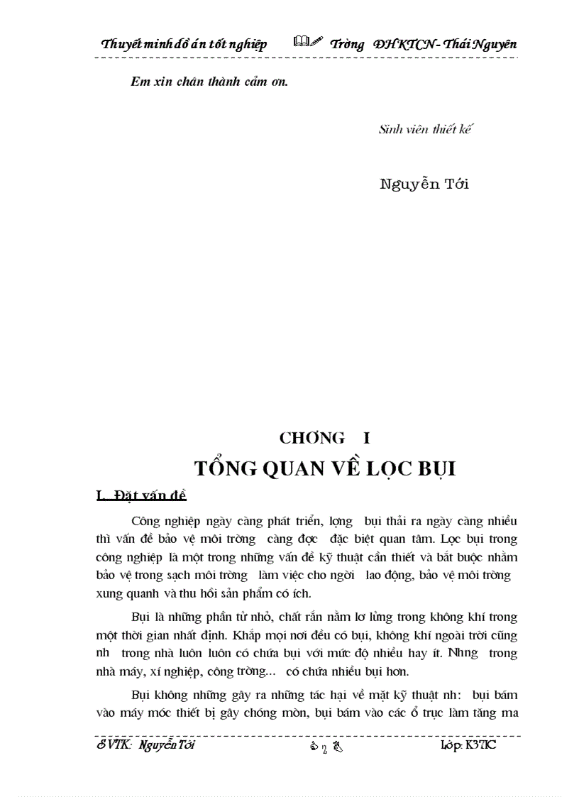 image for page Thiết kế hệ thống lọc bụi tĩnh điện