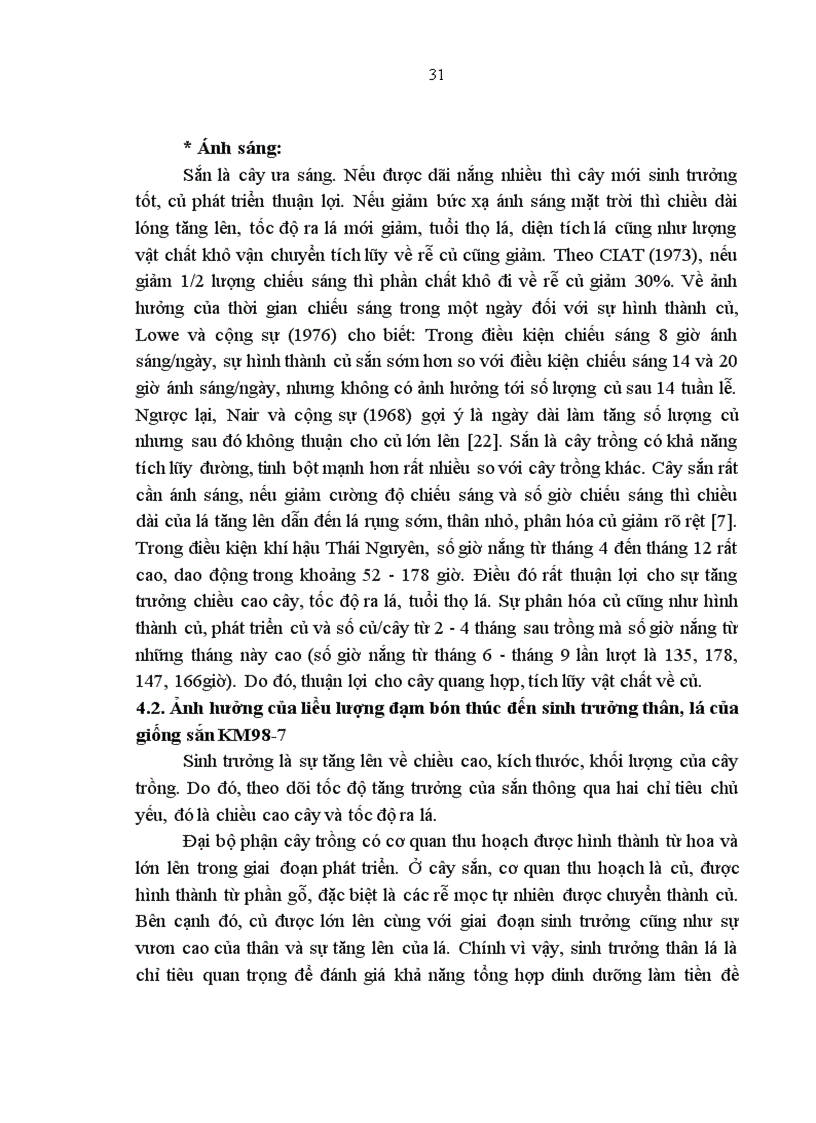 image for page Nghiên cứu ảnh hưởng của liều lượng đạm bón thúc cho giống sắn KM98 7 tại trường Đại học Nông lâm Thái Nguyên