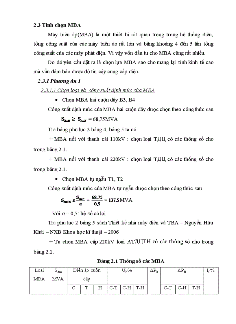 image for page Thiết kế phần điện trong nhà máy nhiệt điện 1