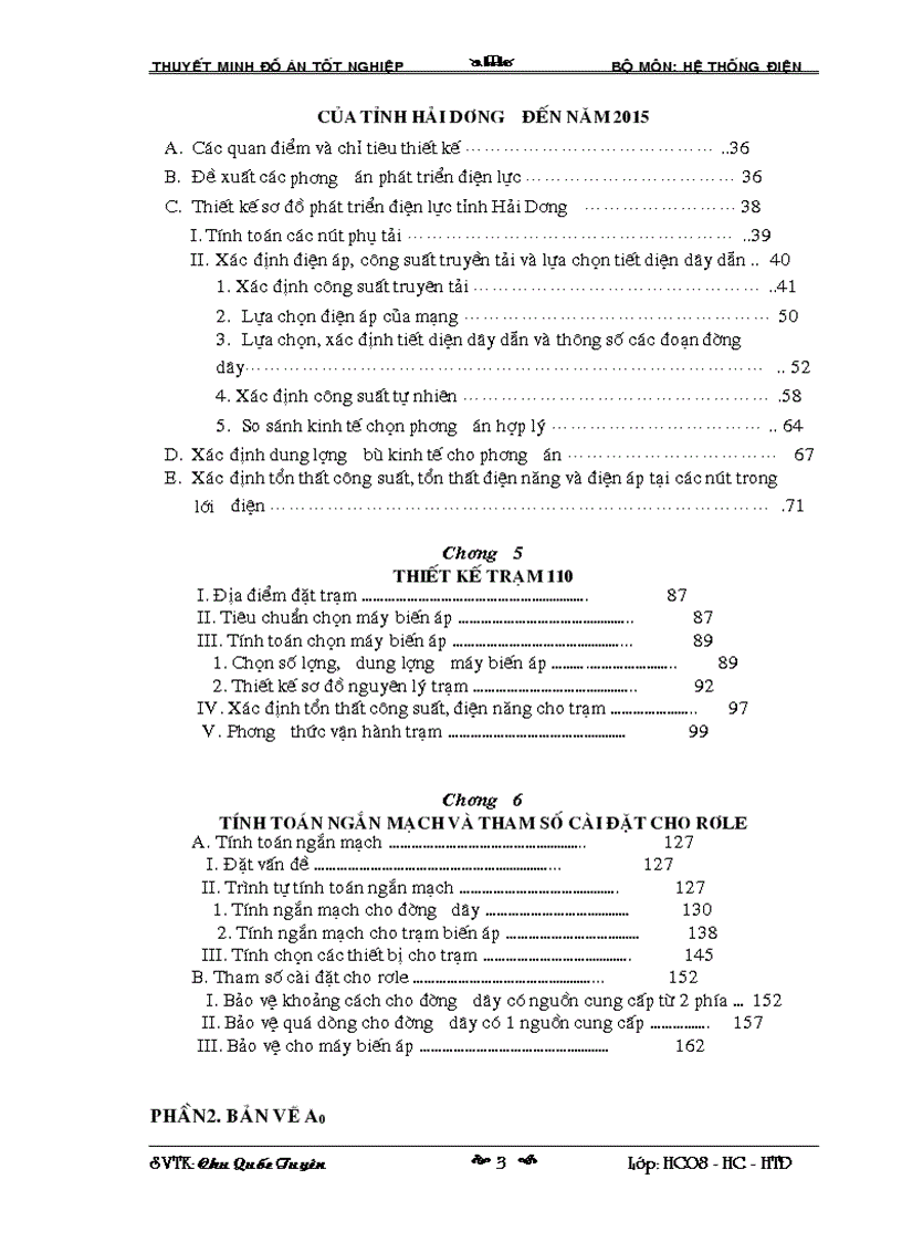 image for page Quy hoạch thiết kế cải tạo lưới điện cao áp tỉnh Hải Dương và trạm biến áp 110 kV Tiền Trung giai đoạn 2010 2015
