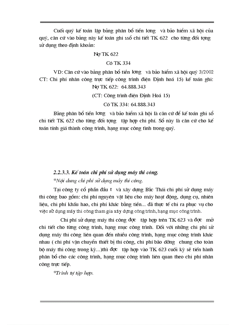image for page Thực trạng tổ chức công tác kế toán tập hợp chi phí sản xuất và tính giá thành sản phẩm xây lắp tại Công ty cổ phần đầu tư và xây dựng Bắc Thái