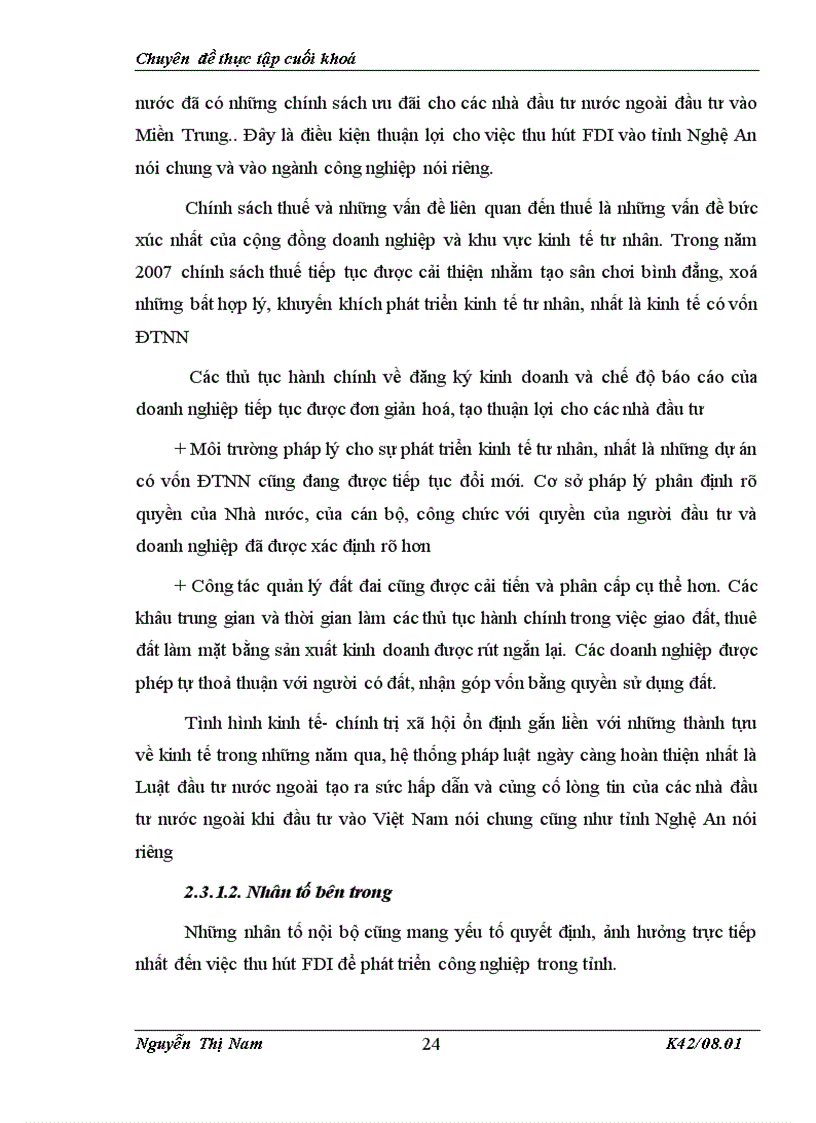 image for page Tăng cường thu hút vốn đầu tư trực tiếp nước ngoài vào lĩnh vực công nghiệp tại tỉnh Nghệ An