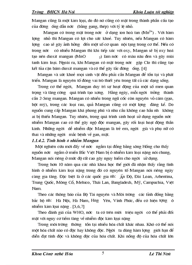 image for page Nghiên cứu ứng dụng vật liệu nano MnO2 MnO2 cát thạch anh để xử lý nước nhiễm Mangan