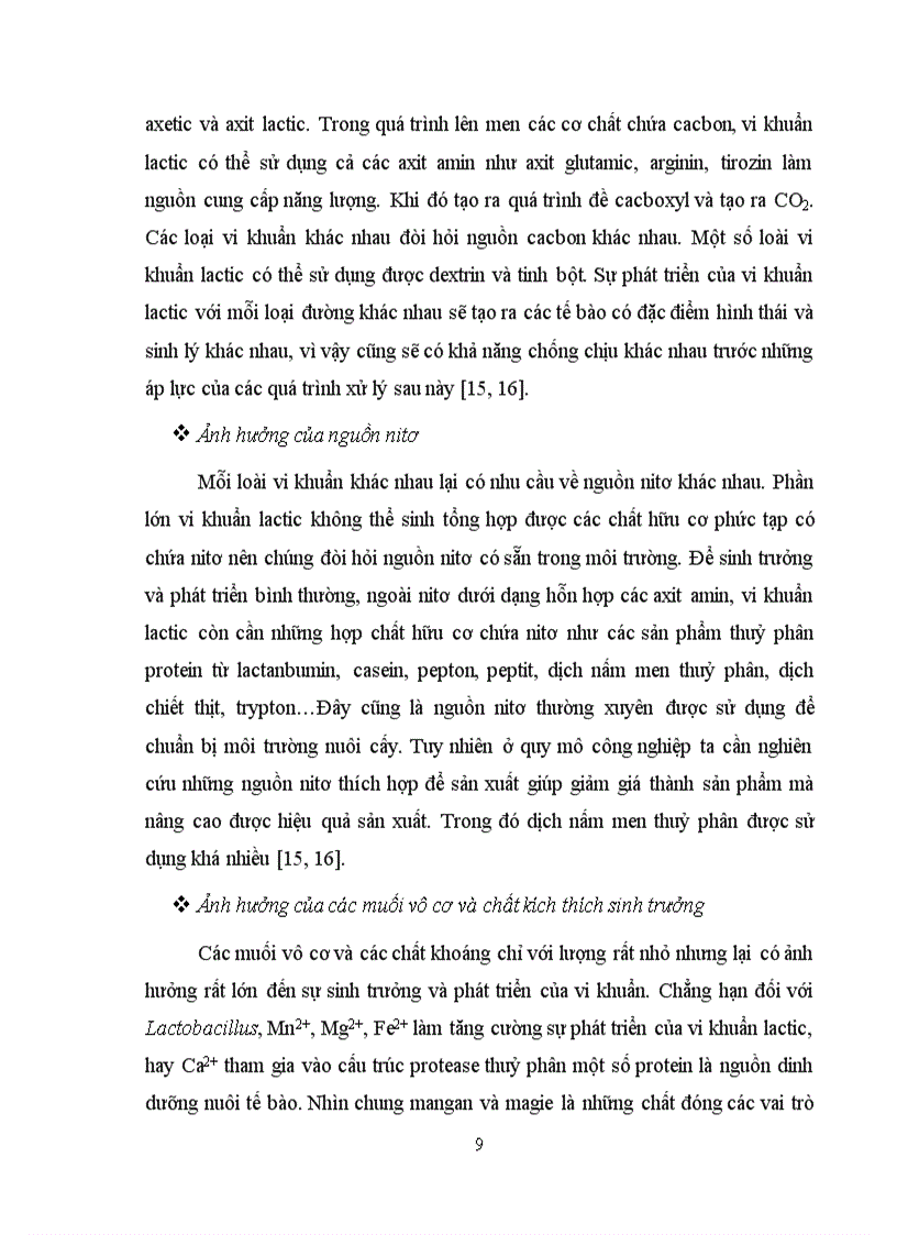 image for page Xác định hoạt tính một số enzyme ngoại bào của vi khuẩn Lactic phân lập từ các sản phẩm lên men truyền thống tại Hà Nội