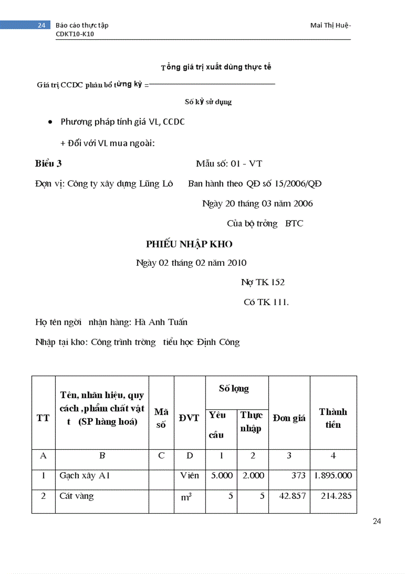 image for page Tại Xí nghiệp xây dựng phía Bắc Công ty xây dựng Lũng Lô