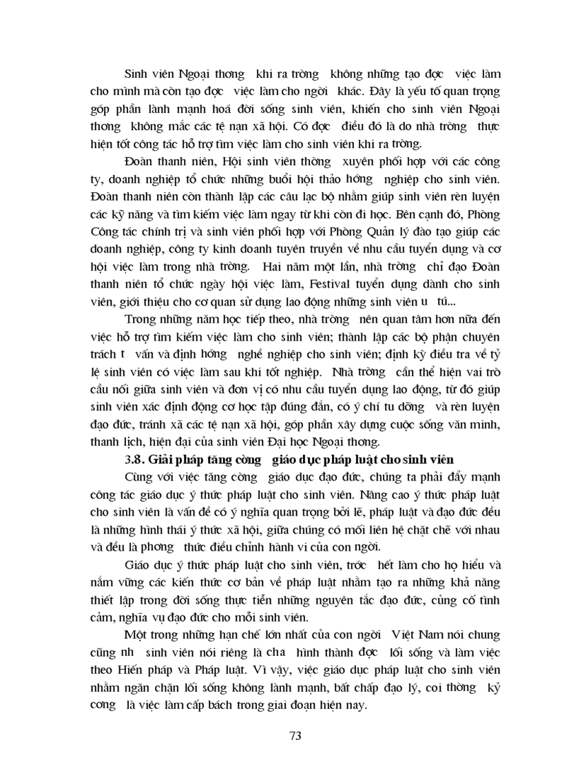 image for page Giáo dục đạo đức cho thế hệ trẻ theo tư tưởng Hồ Chí Minh Liên hệ với thực tiễn tại trường Đại học Ngoại thương 1