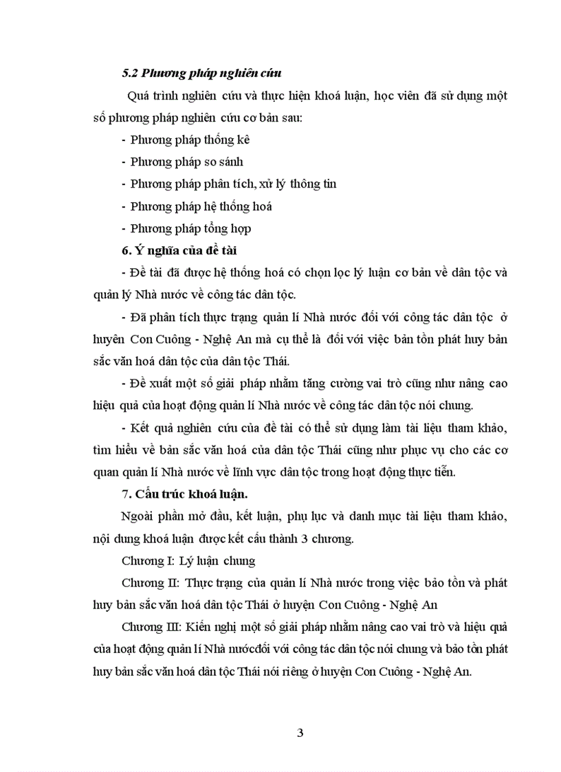 image for page Thực trạng của quản lí Nhà nước trong việc bảo tồn và phát huy bản sắc văn hoá dân tộc Thái ở huyện Con Cuông Nghệ An