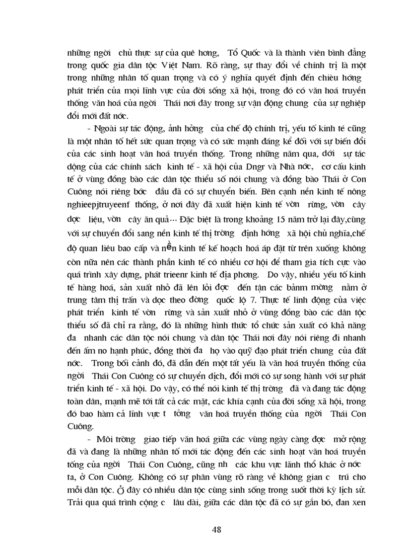 image for page Thực trạng của quản lí Nhà nước trong việc bảo tồn và phát huy bản sắc văn hoá dân tộc Thái ở huyện Con Cuông Nghệ An