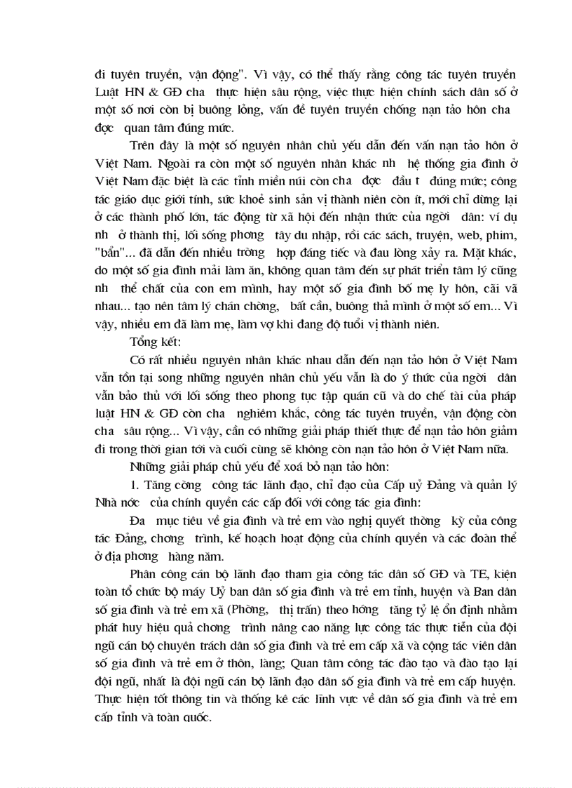 image for page Thực trạng nạn tảo hôn ở Việt Nam