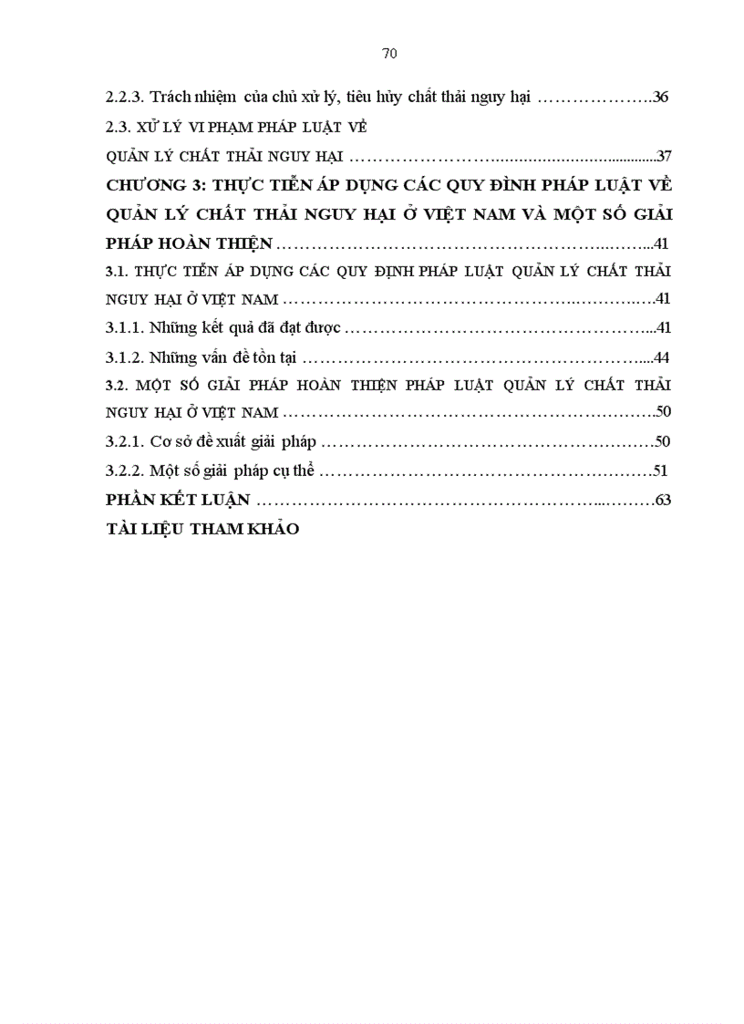 image for page Thực tiễn áp dụng các quy định pháp luật về quản lý CTNH ở Việt Nam và một số giải pháp hoàn thiện