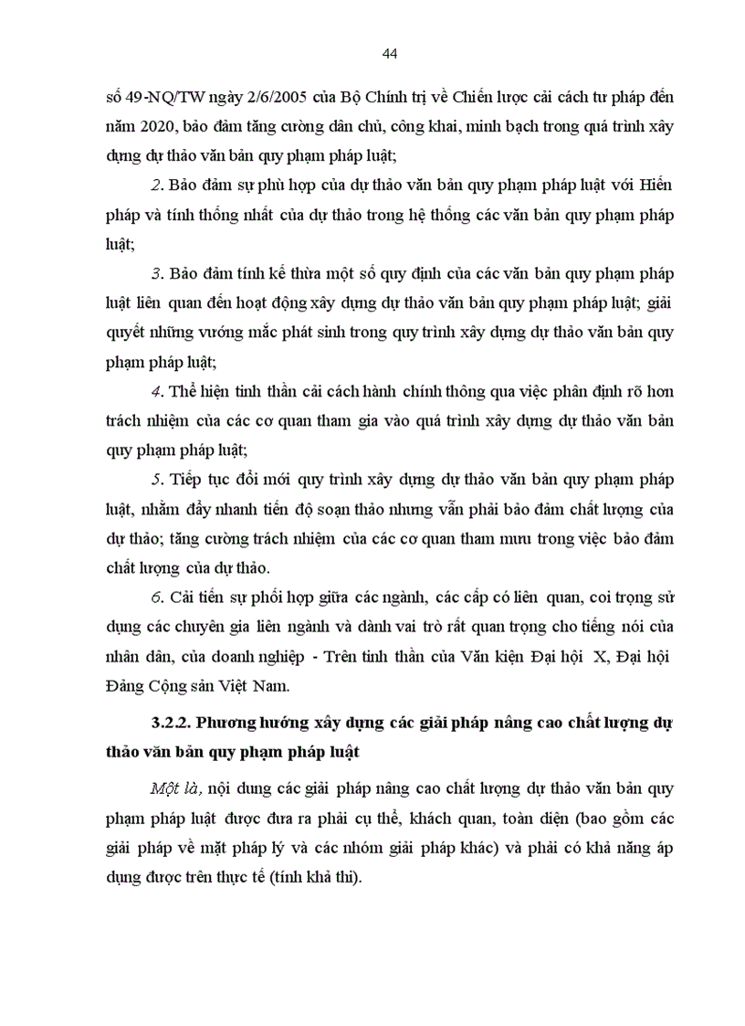 image for page Chất lượng dự thảo văn bản quy phạm pháp luật ỏ Việt Nam hiện nay 1
