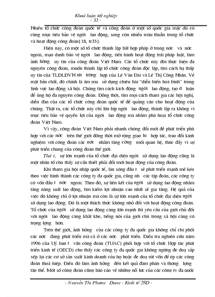 image for page Đổi mới hoạt động của công đoàn Việt Nam trong xu thế hội nhập quốc tế 1