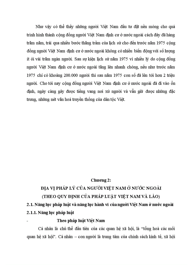 image for page Quy chế pháp lý của người Việt Nam ở nước ngoài liên hệ với quy chế pháp lý của người Việt Nam tại Lào 1
