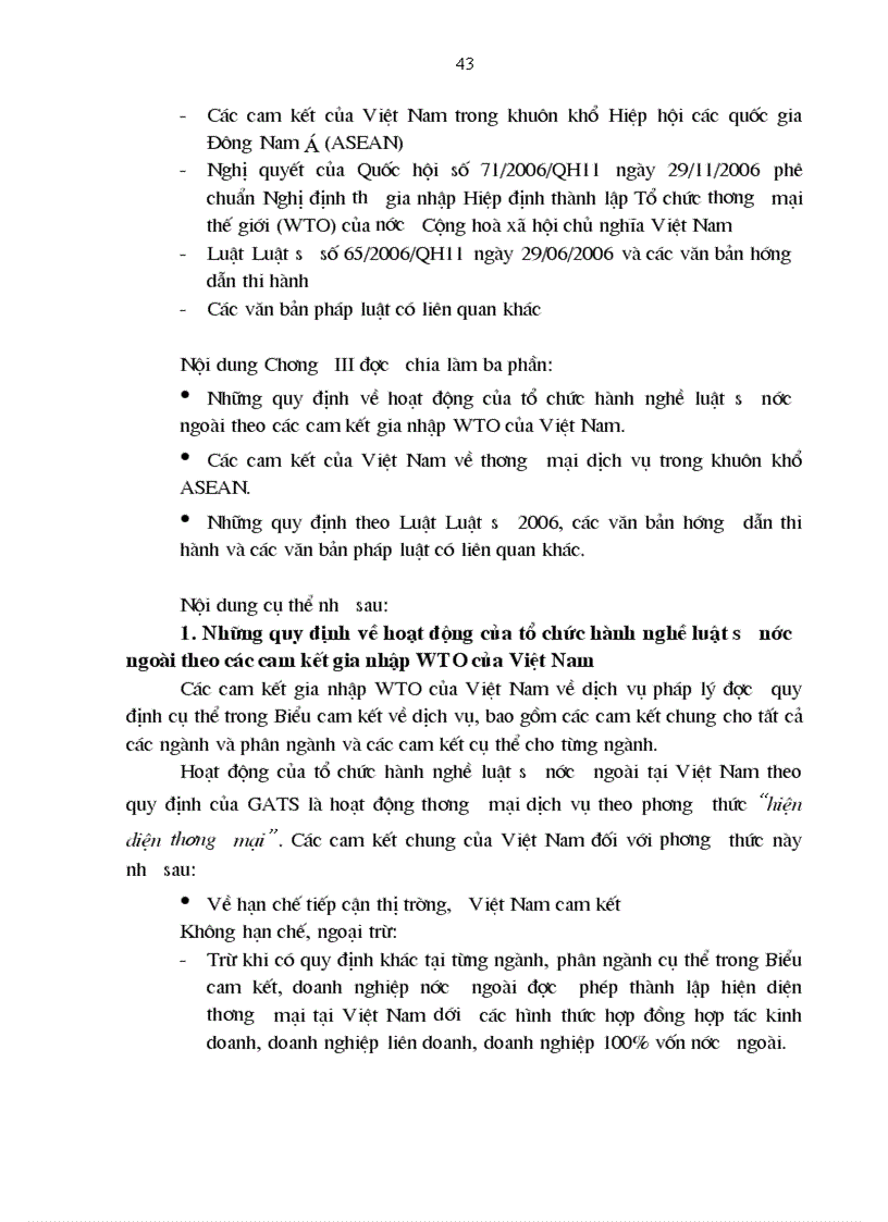 image for page Những quy định của pháp luật về hoạt động của tổ chức hành nghề luật sư nước ngoài tại Việt Nam