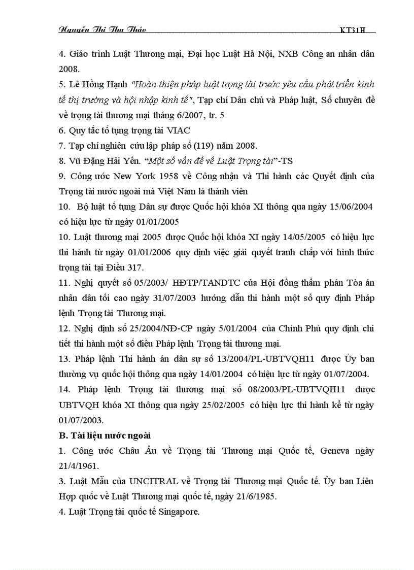 image for page Một số vấn đề lý luận và thực tiễn về thỏa thuận trọng tài đối với giải quyết tranh chấp bằng Trọng tài Thương mại tại Việt Nam 1