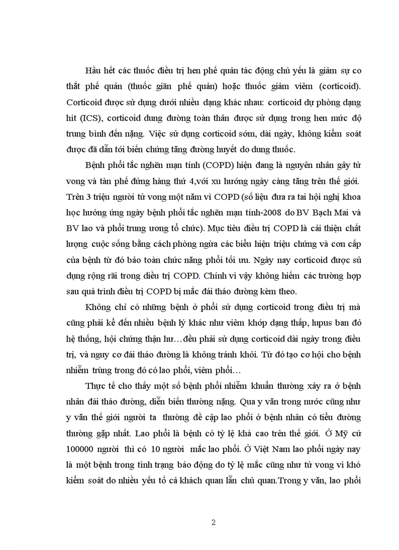 image for page Nghiên cứu đặc điểm lâm sàng cận lâm sàng một số bệnh phổi có phối hợp với đái tháo đường điều trị tại khoa Hô hấp Bệnh viện Bạch Mai trong hai năm 2009 2010