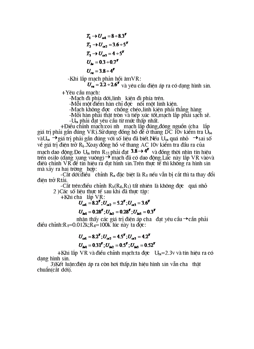 image for page Bài thực tập về dao động âm tần